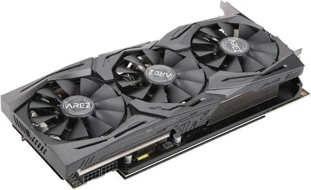 Alt view image 6 of 6 - ASUS AREZ Strix Radeon RX Vega 56 8GB HBM2 PCI Express 3.0 CrossFireX Support Graphics Card AREZ-STRIX-RXVEGA56-O8G-GAMING