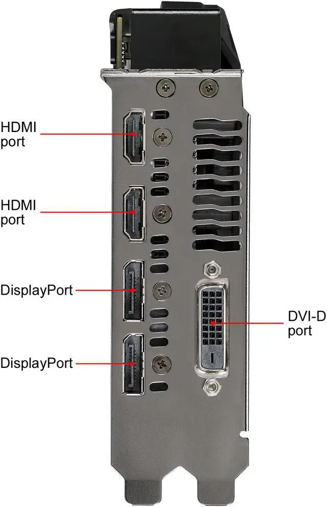 Alt view image 7 of 7 - ASUS Radeon RX 580 O4G Dual-fan OC Edition GDDR5 DP HDMI DVI VR Ready AMD Graphics Card (DUAL-RX580-O4G)