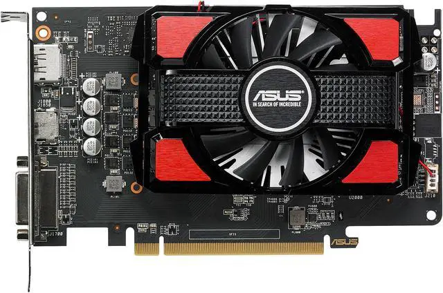 Alt view image 3 of 6 - ASUS Radeon RX 550 4G GDDR5 DP HDMI DVI AMD Graphics Card (RX550-4G)