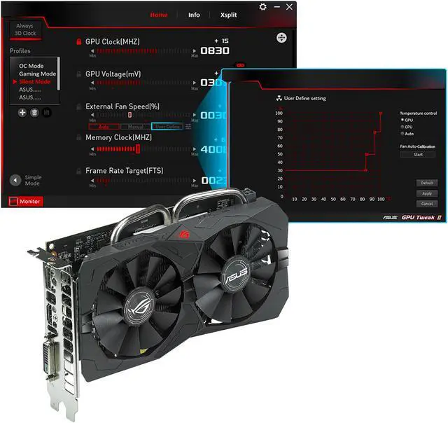 ASUS ROG Strix Radeon RX 560 4GB Gaming GDDR5 DP HDMI DVI AMD Graphics ...