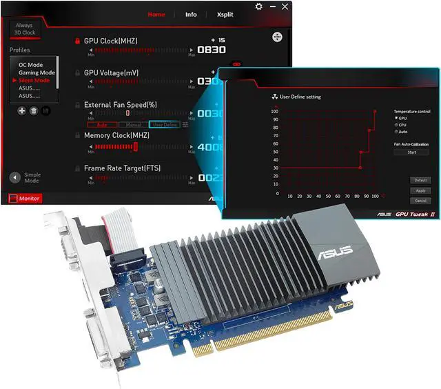Alt view image 4 of 6 - ASUS GeForce GT 710 1GB GDDR5 HDMI VGA DVI Graphics Card (GT710-SL-1GD5-BRK)