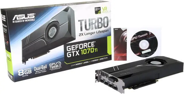 Alt view image 6 of 6 - ASUS Turbo GeForce GTX 1070 Ti 8GB GDDR5 PCI Express 3.0 SLI Support Graphics Card TURBO-GTX1070TI-8G