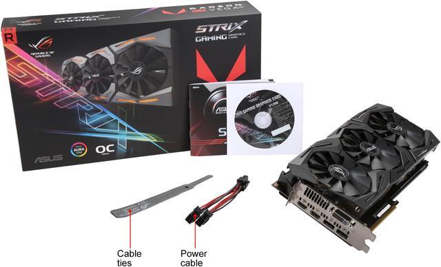 Alt view image 7 of 6 - ASUS ROG Radeon RX Vega 56 8GB HBM2 PCI Express 3.0 CrossFireX Support Graphics Card STRIX-RXVEGA56-O8G-GAMING