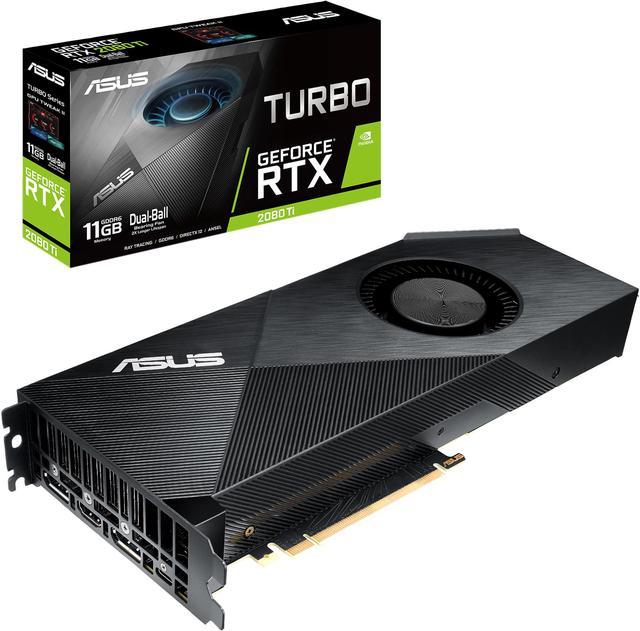 Open Box ASUS GeForce RTX 2080 Ti 11G Turbo Edition GDDR6 HDMI DP