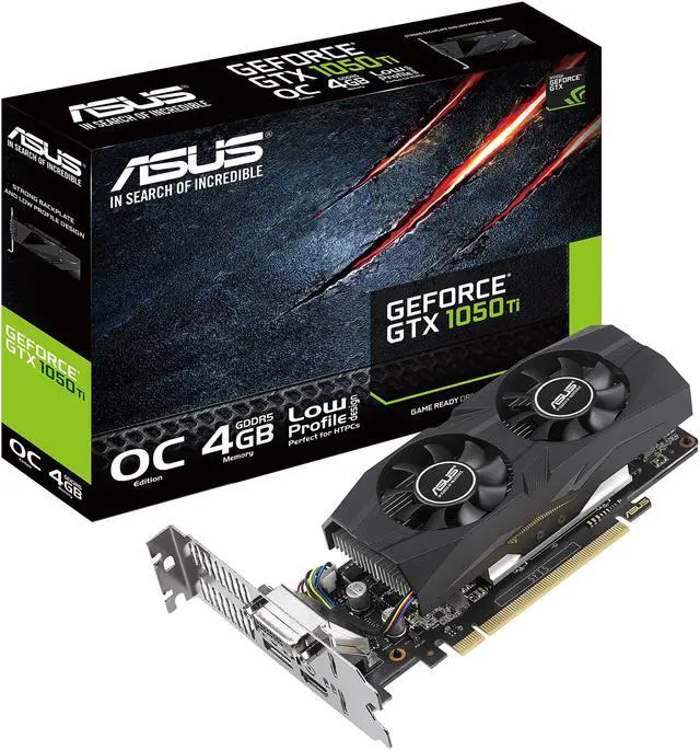Alt view image 5 of 5 - ASUS GeForce GTX 1050 Ti 4GB GDDR5 PCI Express 3.0 Low Profile Graphics Card GTX1050TI-O4G-LP-BRK