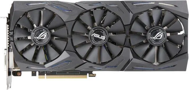 Alt view image 2 of 6 - ASUS ROG STRIX GeForce GTX 1060 6GB GDDR5 PCI Express 3.0 Graphics Card ROG-STRIX-GTX1060-A6G-GAMING