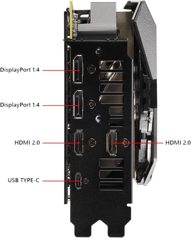Alt view image 4 of 4 - ASUS ROG Strix GeForce RTX 2080 Ti 11GB GDDR6 PCI Express 3.0 SLI Support Graphics Card ROG-STRIX-RTX2080TI-O11G-GAMING
