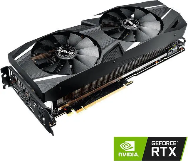 Main image of ASUS GeForce RTX 2080 8G GDDR6 Dual-Fan Edition VR Ready HDMI DP USB Type-C Graphics Card (DUAL-RTX2080-8G)