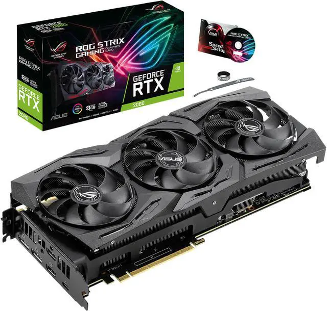 Main image of ASUS ROG STRIX GeForce RTX 2080 8G GDDR6 HDMI DP 1.4 USB Type-C Gaming Graphics Card (ROG-STRIX-RTX2080-8G-GAMING)