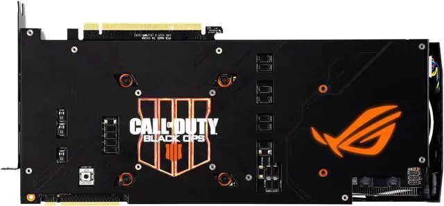 Alt view image 2 of 4 - ASUS ROG STRIX GeForce RTX 2080 Ti 11GB GDDR6 PCI Express 3.0 SLI Support Graphics Card COD-BO4-ROG-STRIX-RTX2080TI