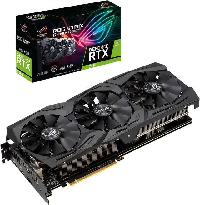 Main image of ASUS ROG STRIX GeForce RTX 2060 6GB GDDR6 PCI Express 3.0 Graphics Card ROG-STRIX-RTX2060-A6G-GAMING