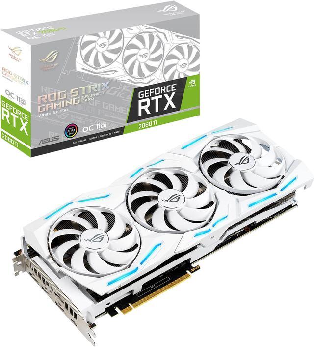 Alt view image 7 of 7 - ASUS ROG STRIX GeForce RTX 2080 TI Overclocked O11G GDDR6 HDMI DP 1.4 USB Type-c  (ROG-STRIX-RTX2080TI-O11G-WHITE-GAMING)