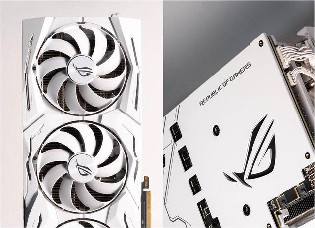 Alt view image 6 of 7 - ASUS ROG STRIX GeForce RTX 2080 TI Overclocked O11G GDDR6 HDMI DP 1.4 USB Type-c  (ROG-STRIX-RTX2080TI-O11G-WHITE-GAMING)