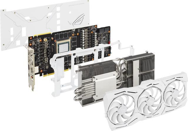 Alt view image 5 of 7 - ASUS ROG STRIX GeForce RTX 2080 TI Overclocked O11G GDDR6 HDMI DP 1.4 USB Type-c  (ROG-STRIX-RTX2080TI-O11G-WHITE-GAMING)