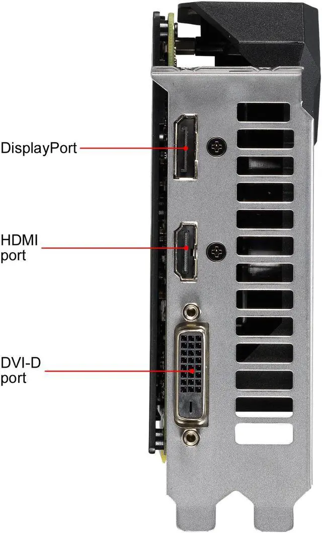 Alt view image 5 of 5 - ASUS TUF Gaming GeForce GTX 1660 6GB Dual-fan Edition HDMI DP DVI Gaming Graphics Card (TUF-GTX1660-6G-GAMING)