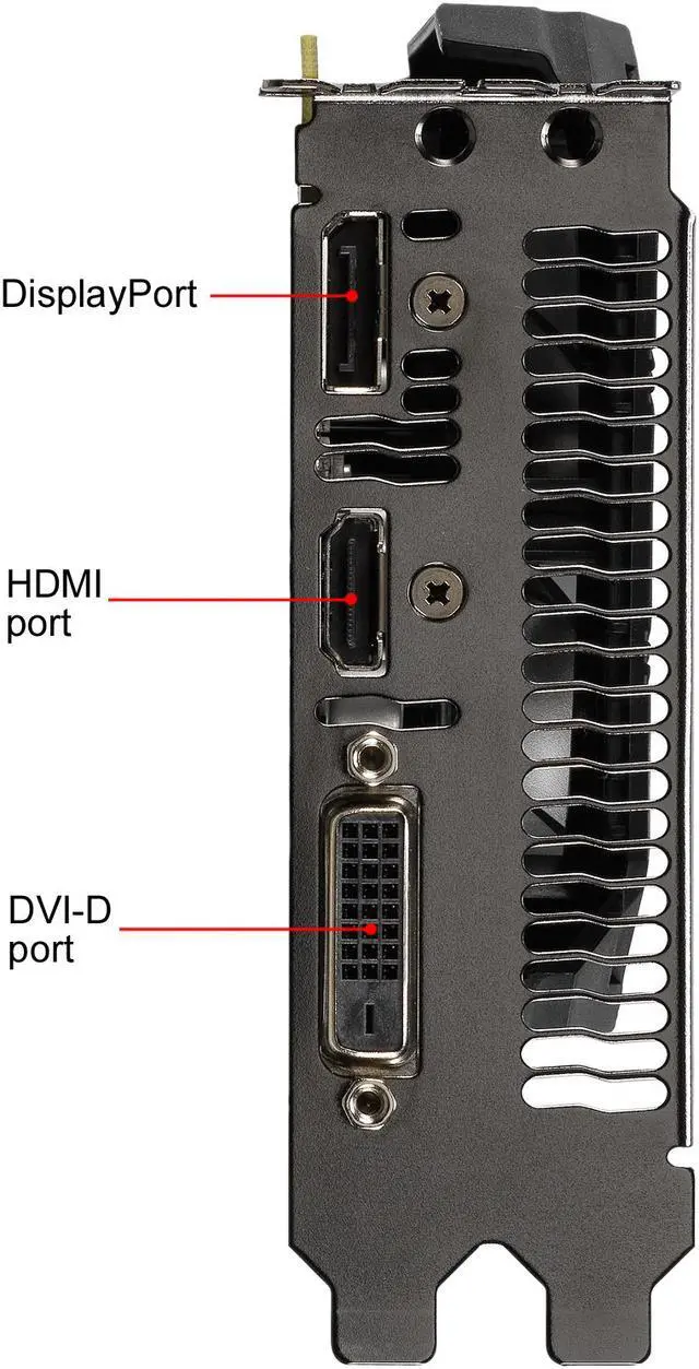 Alt view image 5 of 4 - ASUS GeForce GTX 1650 Overclocked 4GB Dual-fan Edition HDMI DP 1.4 DVI Graphics Card (DUAL-GTX1650-O4G)