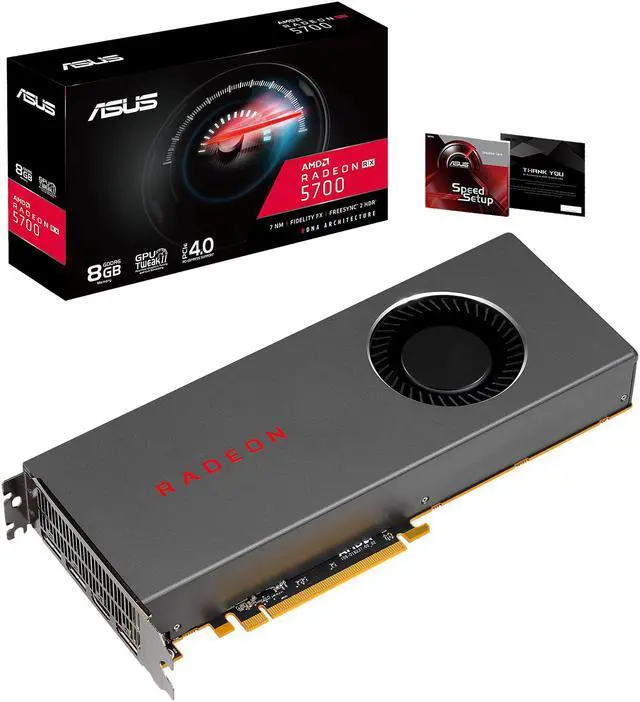 Alt view image 6 of 9 - ASUS Radeon RX 5700 PCIe 4.0 VR Ready Graphics Card with 8GB GDDR6 Memory and Support for up to 6 Monitors (RX5700-8G)