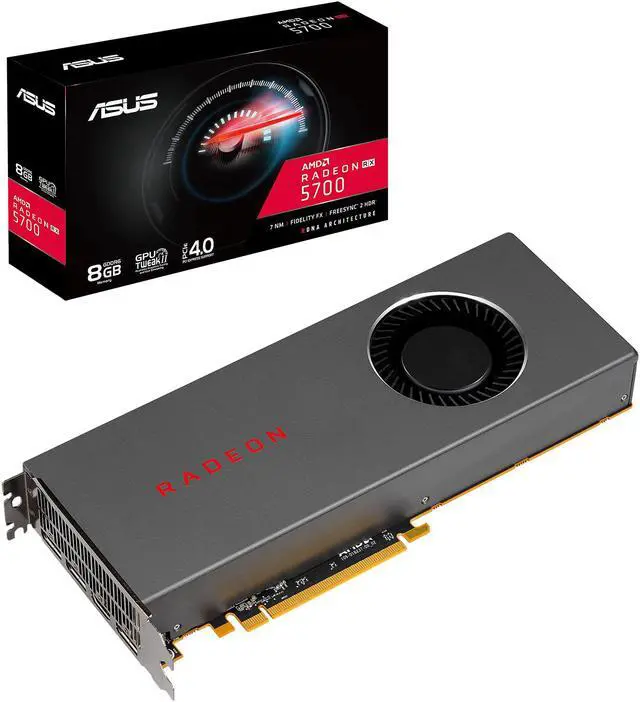 Alt view image 7 of 9 - ASUS Radeon RX 5700 PCIe 4.0 VR Ready Graphics Card with 8GB GDDR6 Memory and Support for up to 6 Monitors (RX5700-8G)