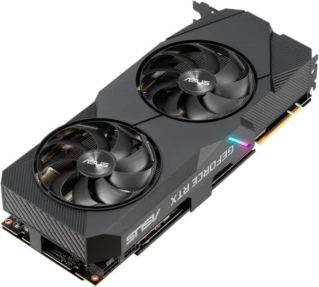 Alt view image 4 of 13 - ASUS GeForce RTX 2080 SUPER Overclocked 8G GDDR6 Dual-Fan EVO Edition VR Ready HDMI DisplayPort 1.4 Graphics Card (DUAL-RTX2080S-O8G-EVO)