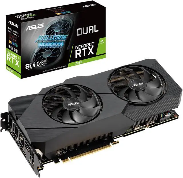 Alt view image 5 of 6 - ASUS Dual GeForce RTX 2080 8GB GDDR6 PCI Express 3.0 SLI Support Graphics Card DUAL-RTX2080-8G-EVO