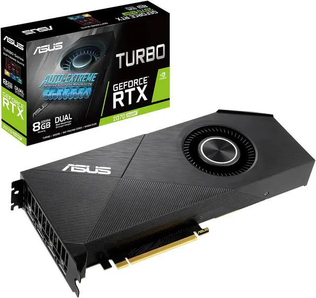 Alt view image 6 of 6 - ASUS Turbo GeForce RTX 2070 SUPER 8GB GDDR6 PCI Express 3.0 SLI Support Graphics Card TURBO-RTX2070S-8G-EVO