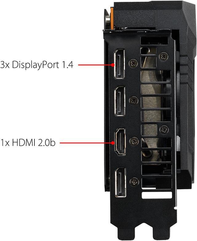 Alt view image 5 of 8 - ASUS TUF Gaming X3 AMD Radeon RX 5700 XT Overclocked 8G GDDR6 HDMI DisplayPort Gaming Graphics Card (TUF 3-RX5700XT-O8G-GAMING)