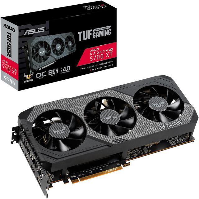 Alt view image 8 of 8 - ASUS TUF Gaming X3 AMD Radeon RX 5700 XT Overclocked 8G GDDR6 HDMI DisplayPort Gaming Graphics Card (TUF 3-RX5700XT-O8G-GAMING)