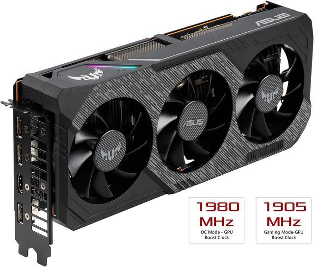 Alt view image 4 of 8 - ASUS TUF Gaming X3 AMD Radeon RX 5700 XT Overclocked 8G GDDR6 HDMI DisplayPort Gaming Graphics Card (TUF 3-RX5700XT-O8G-GAMING)