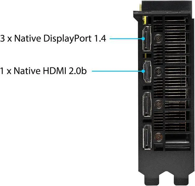 Alt view image 4 of 6 - ASUS Turbo GeForce RTX 2080 SUPER 8GB GDDR6 PCI Express 3.0 SLI Support Graphics Card TURBO-RTX2080S-8G-EVO