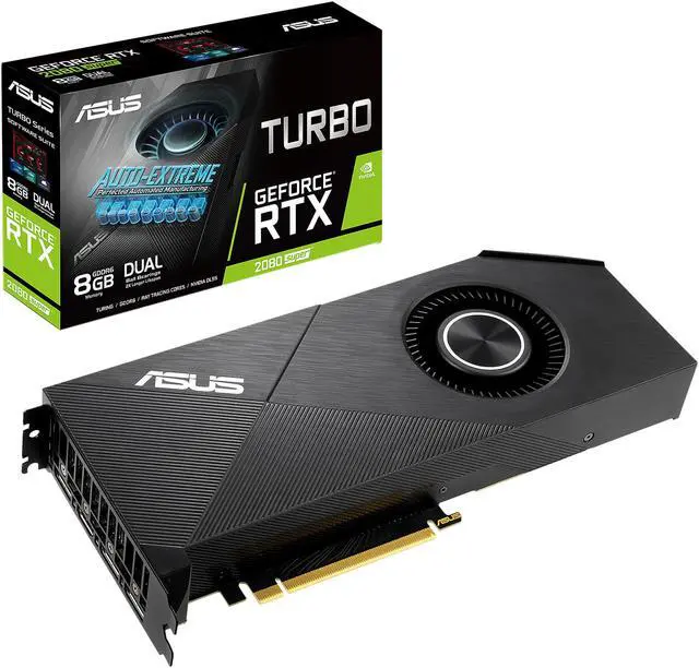 Alt view image 6 of 6 - ASUS Turbo GeForce RTX 2080 SUPER 8GB GDDR6 PCI Express 3.0 SLI Support Graphics Card TURBO-RTX2080S-8G-EVO