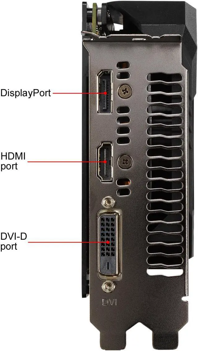 Alt view image 8 of 8 - ASUS TUF Gaming GeForce GTX 1650 SUPER Overclocked 4GB Edition HDMI DP DVI Gaming Graphics Card (TUF-GTX1650S-O4G-GAMING)
