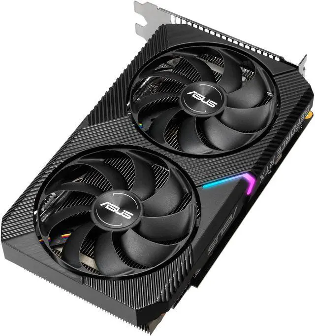 Alt view image 6 of 10 - ASUS Dual NVIDIA GeForce RTX 2070 MINI OC Edition Gaming Graphics Card, PCIe 3.0, 8GB GDDR6, HDMI, DisplayPort, DVI-D, for Intel NUC 9 Extreme Kit, Intel NUC 9 Pro Kit and Small Chassis (DUAL-RTX2070-O8G-MINI)