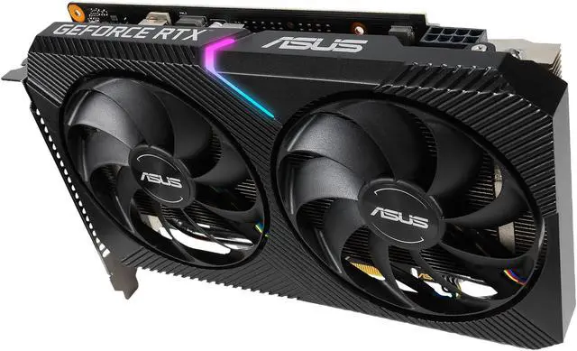 Alt view image 5 of 10 - ASUS Dual NVIDIA GeForce RTX 2070 MINI OC Edition Gaming Graphics Card, PCIe 3.0, 8GB GDDR6, HDMI, DisplayPort, DVI-D, for Intel NUC 9 Extreme Kit, Intel NUC 9 Pro Kit and Small Chassis (DUAL-RTX2070-O8G-MINI)