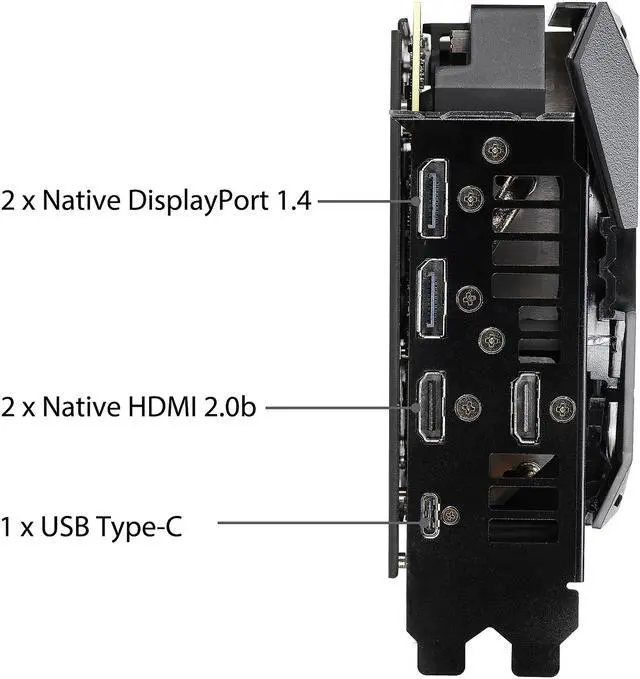 Alt view image 2 of 8 - ASUS ROG STRIX GeForce RTX 2070 SUPER 8GB GDDR6 PCI Express 3.0 SLI Support Graphics Card ROG-STRIX-RTX2070S-8G-GAMING