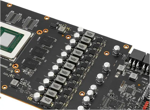 Alt view image 3 of 7 - ASUS ROG STRIX AMD Radeon RX 5600 XT OC Edition Gaming Graphics Card (PCIe 4.0, 6GB, GDDR6 Memory, HDMI, DisplayPort, Full HD Gaming, Axial-tech Fan Design, Auto-Extreme, Metal Backplate (ROG-STRIX-RX5600XT-O6G-GAMING)