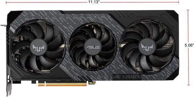 Alt view image 2 of 8 - ASUS TUF Gaming X3 Radeon RX 5600 XT 6GB GDDR6 PCI Express 4.0 Graphics Card TUF 3-RX5600XT-O6G-EVO-GAMING