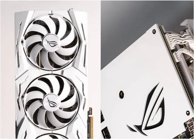 Alt view image 5 of 7 - ASUS ROG STRIX GeForce RTX 2080 SUPER 8GB GDDR6 PCI Express 3.0 SLI Support Graphics Card ROG-STRIX-RTX2080S-O8G-WHITE-GAMING