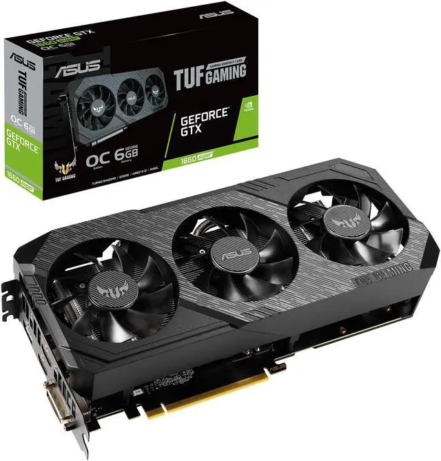Alt view image 8 of 8 - ASUS TUF Gaming X3 GeForce GTX 1660 SUPER TUF 3-GTX1660S-O6G-GAMING 6GB 192-Bit GDDR6 PCI Express 3.0 HDCP Ready Video Card