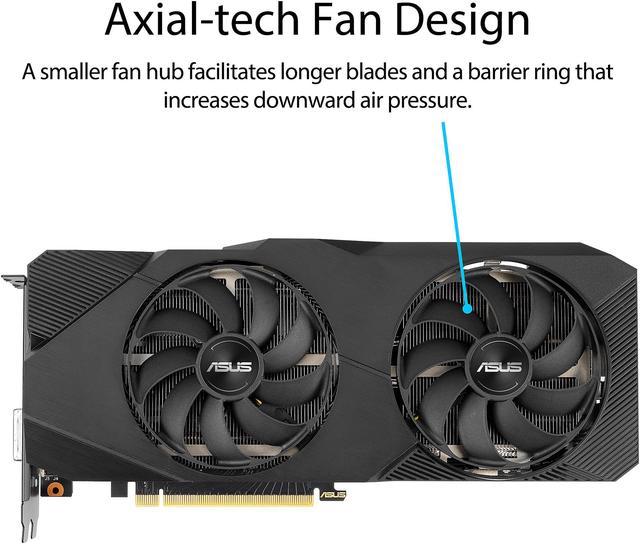 ASUS Dual GeForce RTX 2070 Video Card DUAL-RTX2070-O8G-EVO-V2