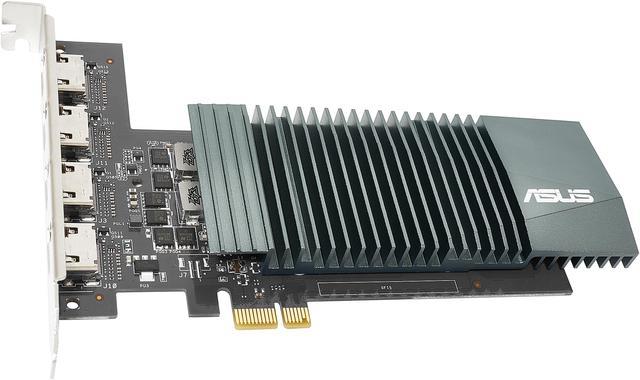 ASUS NVIDIA GeForce GT 710 Graphics Card (PCIe 2.0, 2GB DDR3 Memory,  Passive Cooling, Auto-Extreme Technology, GPU Tweak III)