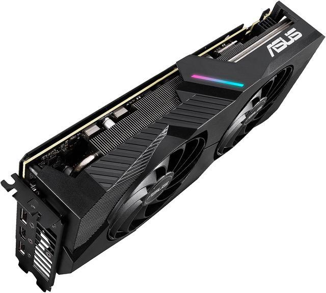 Alt view image 4 of 7 - ASUS DUAL AMD Radeon RX 5700 XT EVO OC Edition Gaming Graphics Card (PCIe 4.0, 8GB GDDR6 memory, HDMI, DisplayPort, 1440p Gaming, Axial-tech Fan Design, Auto-Extreme, Metal Backplate) (DUAL-RX5700XT-O8G-EVO)