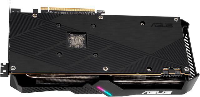 Alt view image 5 of 7 - ASUS DUAL AMD Radeon RX 5700 XT EVO OC Edition Gaming Graphics Card (PCIe 4.0, 8GB GDDR6 memory, HDMI, DisplayPort, 1440p Gaming, Axial-tech Fan Design, Auto-Extreme, Metal Backplate) (DUAL-RX5700XT-O8G-EVO)