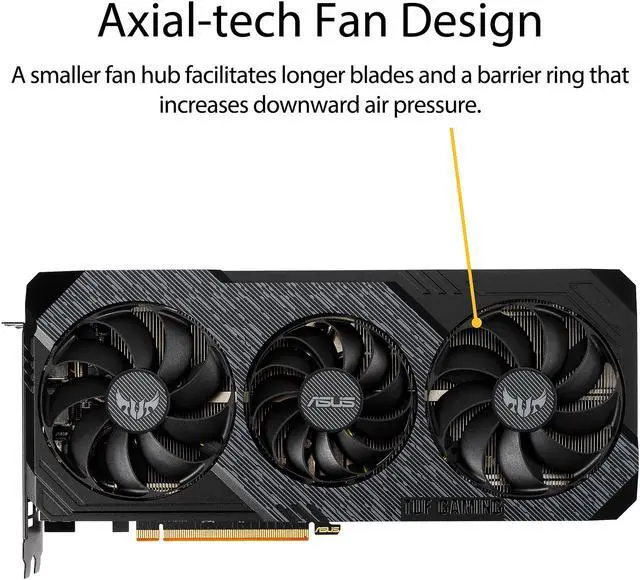 Alt view image 3 of 8 - ASUS TUF Gaming X3 Radeon RX 5600 XT 6GB GDDR6 PCI Express 4.0 Graphics Card TUF 3-RX5600XT-T6G-EVO-GAMING