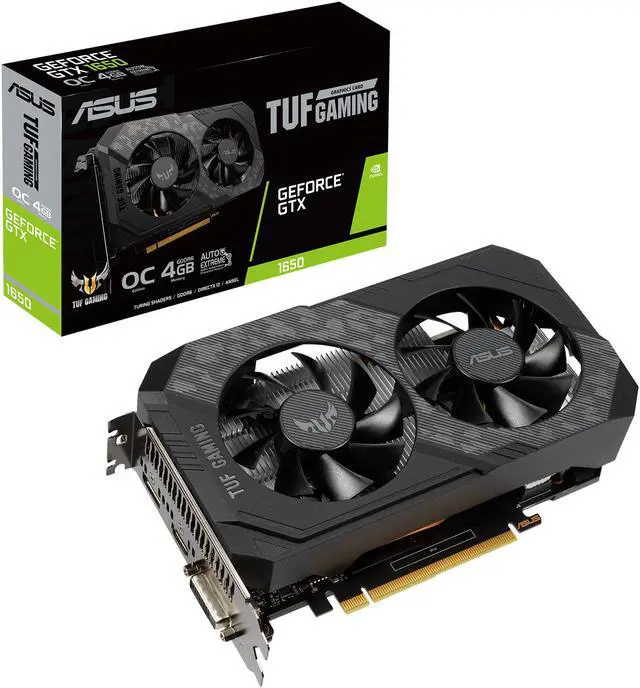 Alt view image 7 of 7 - ASUS TUF Gaming GeForce GTX 1650 4GB GDDR6 PCI Express 3.0 Graphics Card TUF-GTX1650-O4GD6-GAMING