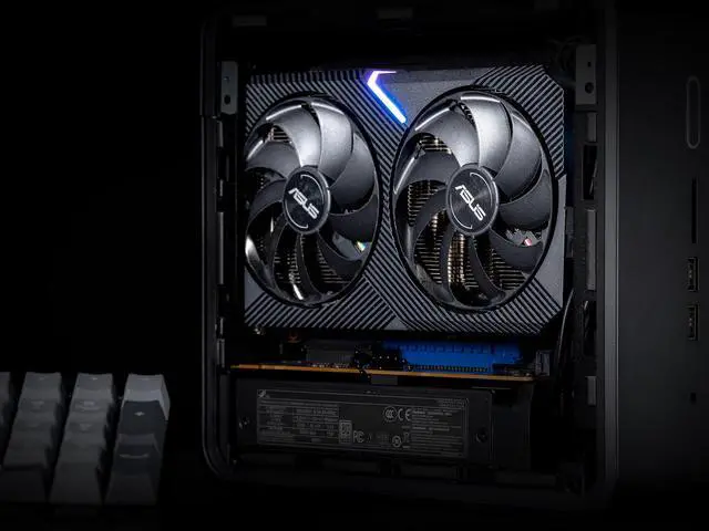 Alt view image 5 of 7 - ASUS Dual GeForce RTX 2060 6GB GDDR6 PCI Express 3.0 Graphics Card DUAL-RTX2060-O6G-MINI