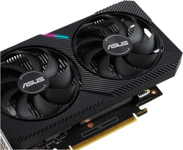 Alt view image 4 of 7 - ASUS Dual GeForce GTX 1650 4GB GDDR6 PCI Express 3.0 Graphics Card DUAL-GTX1650-O4GD6-MINI