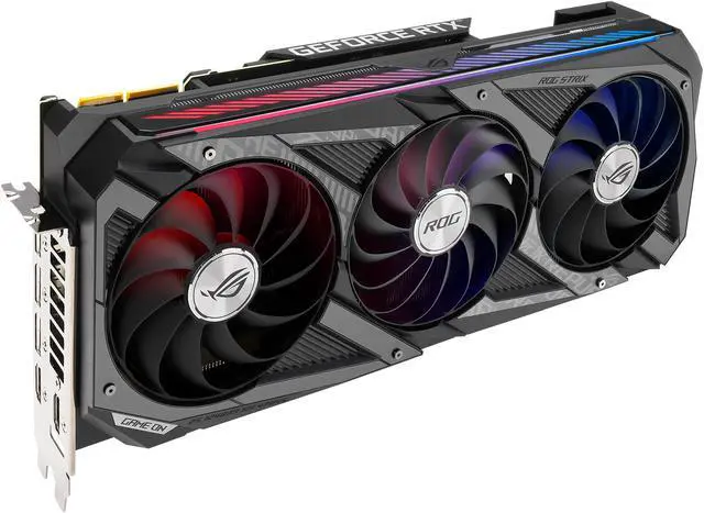 Alt view image 9 of 15 - ASUS ROG Strix GeForce RTX 3090 24GB GDDR6X PCI Express 4.0 SLI Support Graphics Card ROG-STRIX-RTX3090-O24G-GAMING