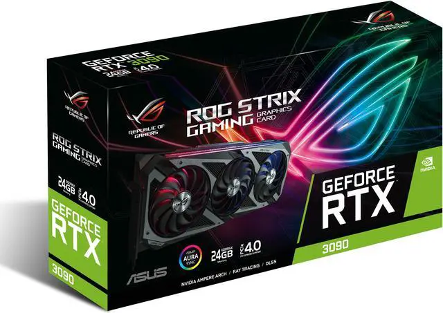Alt view image 14 of 15 - ASUS ROG Strix GeForce RTX 3090 24GB GDDR6X PCI Express 4.0 SLI Support Graphics Card ROG-STRIX-RTX3090-O24G-GAMING