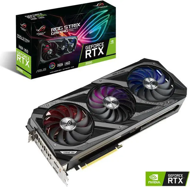 Alt view image 15 of 15 - ASUS ROG Strix GeForce RTX 3090 24GB GDDR6X PCI Express 4.0 SLI Support Graphics Card ROG-STRIX-RTX3090-O24G-GAMING
