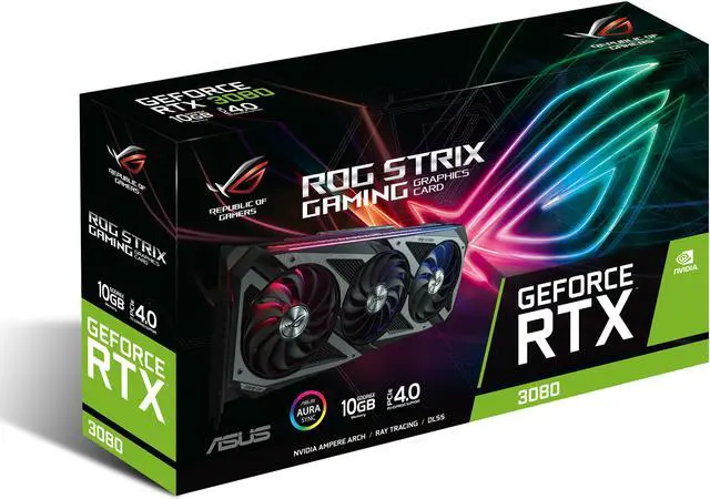 Alt view image 6 of 7 - ASUS ROG Strix GeForce RTX 3080 10GB GDDR6X PCI Express 4.0 Graphics Card ROG-STRIX-RTX3080-O10G-GAMING